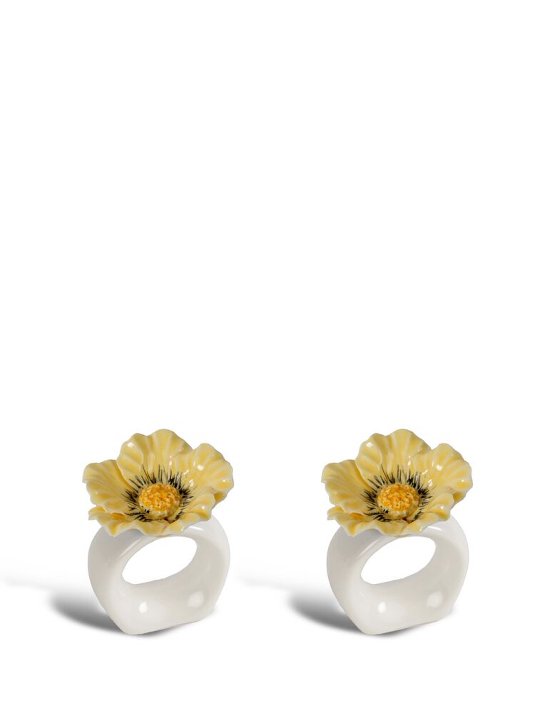 BYON Poppy gul servietring